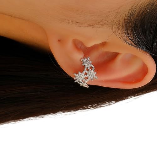 Mode Ohrmanschette Kein Durchdringender Schmuck Casual Accessoire Legierungstextur Für Pendelfeiern Und Reisstein Edelsteine ​​Ohrringe von ZHENNB