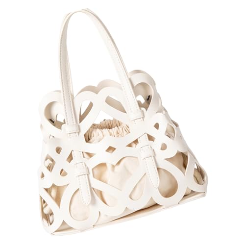 Perforierte Handtasche Verstärkte Innere Sicherheitstasche Unterschiedliche Tragemoption PU Umhängetasche Geräumige Innenraum Trendy Mom Tasche Mit Innerer Tasche von ZHENNB