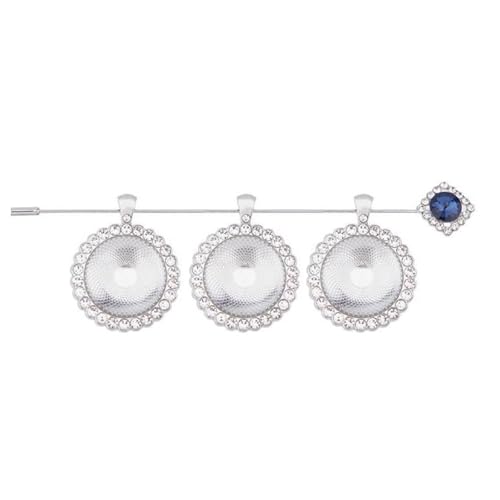 Personalisieren Sie Fotoeinfügungszauber Brosche Für Hochzeitskleidung Schals Taschen Easy Installation Strasssteine Designs Legierungsfoto Schmuck Schmuck von ZHENNB