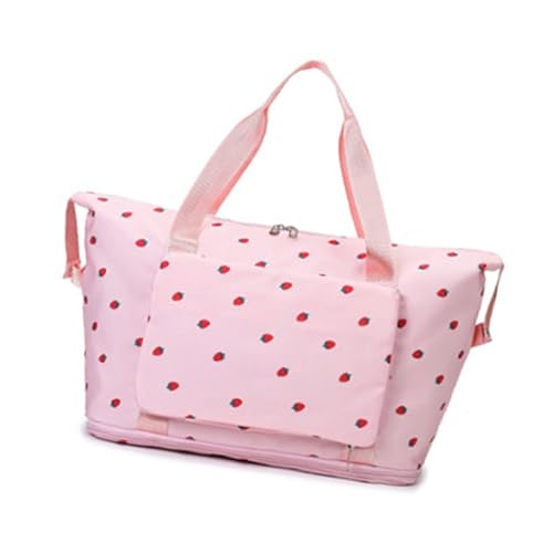 Reisetasche Für Frauen Fitness Mit Nasse Und Trockener Trennung Über Nacht Trip Weekends Training Sport Süß von ZHENNB