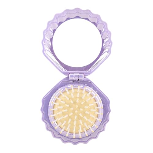 Shellform Kammluft Gepolsterte Faltbare Haarbürste Kompaktes Reisedesign Für Frauen Mädchen Geschenk Haarpflegemittel Kamm Kamm von ZHENNB