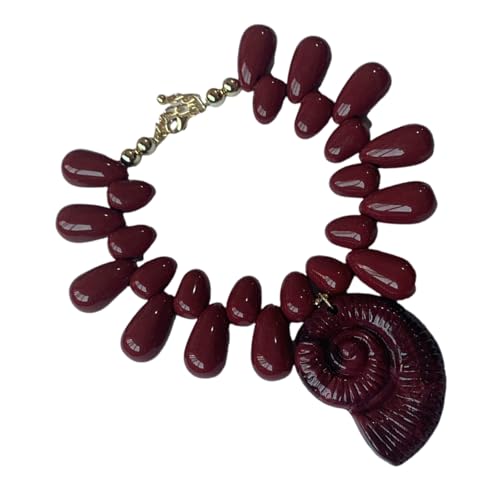 Strandmotiven Muschelschmuck Halskette Verfügen Über Eine Verstellbare Länge Colarbone Kette Für Urlaubsoutfits Und Partys Leichte Nackenkette von ZHENNB