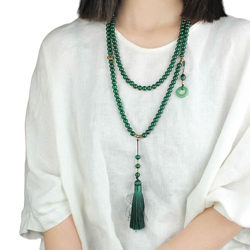 ZHENNB Keramik Schmetterling Anhänger Halskette Handgewebtes Wachskabel Schmuck Ethnische Stile Verstellbare Frauen Accessoire Handgefertigt Keramik Schmetterling Halskette von ZHENNB