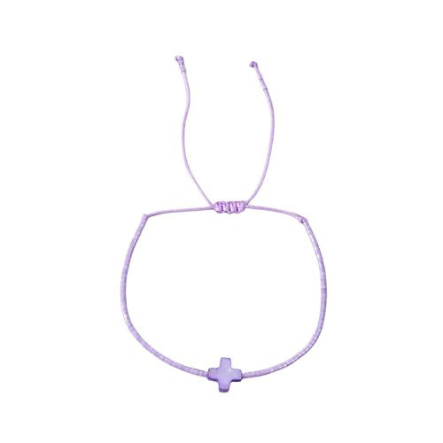 ZHENNB Künstlerische Multikolenkreuze Perlenarmband Robust von ZHENNB