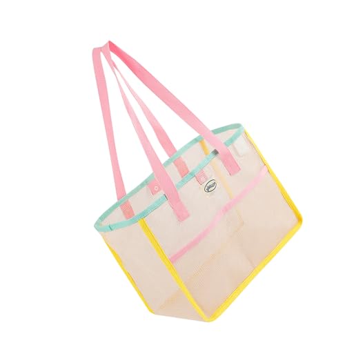 ZHENNB Schnell Trocken Belüftetes Mesh Carryall Geräumiger Strandbeutel Freizeitumhängentasche Für Urlaub Essentielle Und Wasseraktivitäten Große Kapazität Reisetaschen von ZHENNB