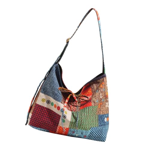 ZHENNB Stilvolle Böhmische Umhängetasche Für Frauen Geräumige Unterarmtaschen Mit Einzigartigen Farbenfrohen Mustern Und Praktischen Designs Mode Pendlertasche von ZHENNB