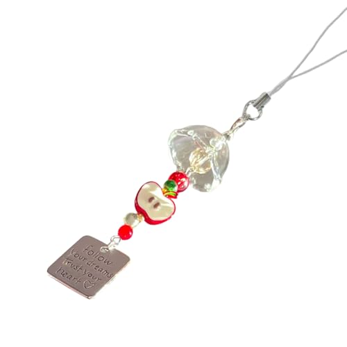 ZHENNB Stylish Obst Perle Mobilstreifen Telefonzubehör Ornament Anhänger Für Taschen USB Laufwerke Und Viel Glück Telefongurt Geeignet von ZHENNB