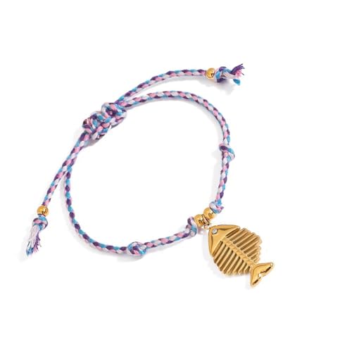 ZHENNB Verstellbare Meeresstile Geflochtener Schmuck Für Unisex Hot Day Outings Muschel Akzente Enthalten Stilvolle Handgelenkkettenkette Coastal Inspirierter Schmuck von ZHENNB