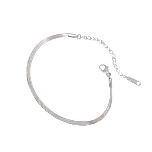 ZHENNB Zeitgenössisches Einstellbares Armband Edelstahl Minimalistischen Schmuck Perfekt Für Arbeit von ZHENNB