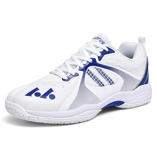 ZHENSI Badmintonschuhe Damen, Volleyball- Und Squashschuhe Leichte rutschfeste Hallen- Und Outdoor-Schuhe,Blau,40 EU von ZHENSI