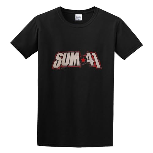 Sum 41 Logo Mens Round Neck Cotton T Shirts Size M von ZHENWA