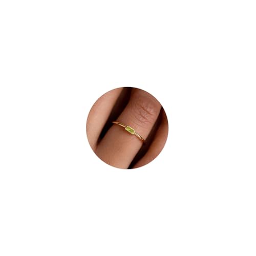 ZHESHY Ring Gold Silber für Damen Geburtsstein 14K Vergoldet Verlobungsring Promise Solitär Daumenring mit Edelstein Granat Citrin Peridot Ringe Goldene Stapelringe für Frauen Geschenk Größe 52-64 ZHESHY Ring Gold Silber für Damen Geburtsstein 14K Vergoldet Verlobungsring Promise Solitär Daumenring mit Edelstein Granat Citrin Peridot Ringe Goldene Stapelringe für Frauen Geschenk Größe 52-64 von ZHESHY