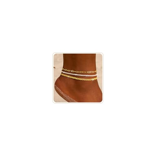 ZHESHY Gold/Silber fußkettchen Für Damen Silber 925 Layered Fussketten Für frauen Mit Herz Tennis CZ Anhänger Verstellbare Stapelbare Wasserfester Handmade Fußkette Sommer Strand Schmuck Set Geschenk ZHESHY Gold/Silber fußkettchen Für Damen Silber 925 Layered Fussketten Für frauen Mit Herz Tennis CZ Anhänger Verstellbare Stapelbare Wasserfester Handmade Fußkette Sommer Strand Schmuck Set Geschenk von ZHESHY