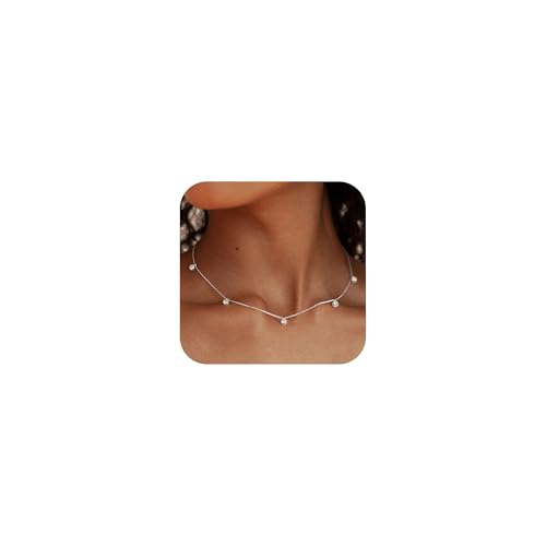 ZHESHY Gold Silber 925 Kette Damen 14K Vergoldete Chain Halskette Silberkette 925 Ohne Anhänger Glitzernde Schlangenkette Singapurkette Ankerkette Perlen Verstellbare Choker Goldkette Schmuck Frauen ZHESHY Gold Silber 925 Kette Damen 14K Vergoldete Chain Halskette Silberkette 925 Ohne Anhänger Glitzernde Schlangenkette Singapurkette Ankerkette Perlen Verstellbare Choker Goldkette Schmuck Frauen von ZHESHY