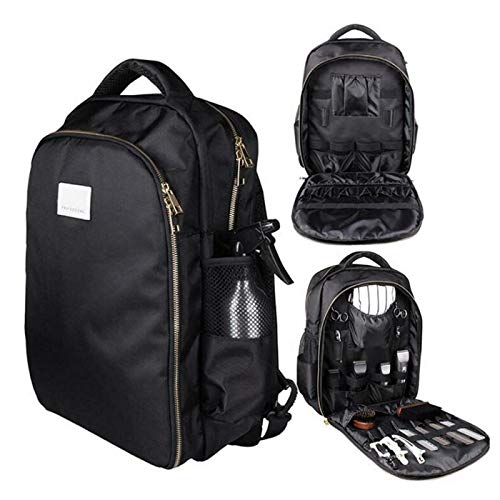 ZHFF Friseur-Rucksack, multifunktionales Werkzeug für Friseursalon, Reisetasche für Make-up-Werkzeuge, Organizer für Scheren, Clippers, tragbarer Rucksack ZHFF Friseur-Rucksack, multifunktionales Werkzeug für Friseursalon, Reisetasche für Make-up-Werkzeuge, Organizer für Scheren, Clippers, tragbarer Rucksack von ZHFF