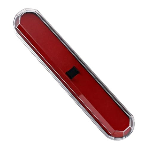 Leichter Geometrischer Schreibwarenfall Transparent Top Rechteck Bleistiftboxhalter Für Den Schnellen Zugang Zu School Workplaces Pen Case von ZHGFXIN