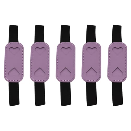 ZHGFXIN 5pcs Lederbleistifthülle Mit Verstellbaren Elastizbändern Notebook Bleistifthülsenbeutel Für Hardcover Journal Ordner Stift Speicher Band von ZHGFXIN