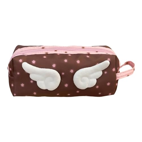 ZHGFXIN Bleistiftkoffer Mit Großer Kapazität Mit Geräumigen Fächern Plüsch Bleistiftbeutel Stift Organisatoren Bag Travel Make Up Tragbarer Make Up Speicher von ZHGFXIN