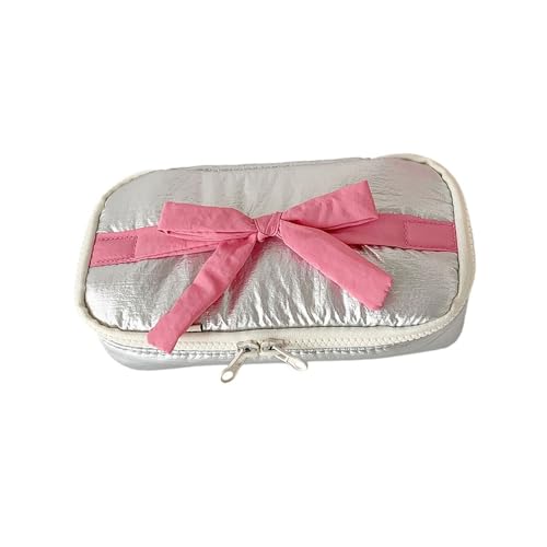 ZHGFXIN Bögen Stiftbeutel Große Kapazität Bleistift Hülle Schöne Bowknot Bleistiftbox Für Radiergummis Lineal Markierungen Aufbewahrungskoffer Bowknot Bag Stift Bogen Box Beutel von ZHGFXIN