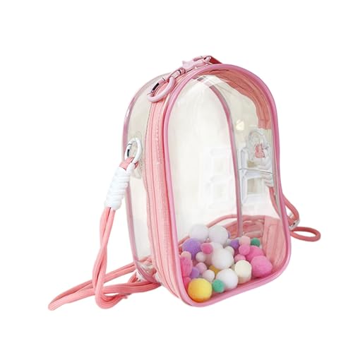 ZHGFXIN Crossbody Umhängetasche Klarer PVC Veranstalter Abnehmbar Verstellbarer Gurt Geldbeutel Für Reisebacke Camping Wanderwandertasche von ZHGFXIN