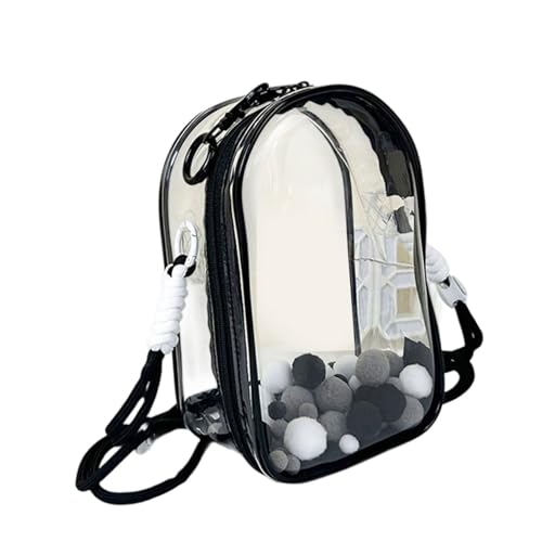 ZHGFXIN Crossbody Umhängetasche Klarer PVC Veranstalter Abnehmbar Verstellbarer Gurt Geldbeutel Für Reisebacke Camping Wanderwandertasche von ZHGFXIN