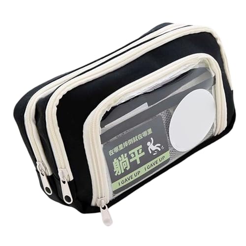 ZHGFXIN Multi Layered Bencil Case Hohe Kapazität Bleistiftbeutel Marker Organisatoren Beutel Kunstversorgungen Beutel Reisen Kosmetikbeutel Professionelle Büroversorgungslagerung Hülle von ZHGFXIN