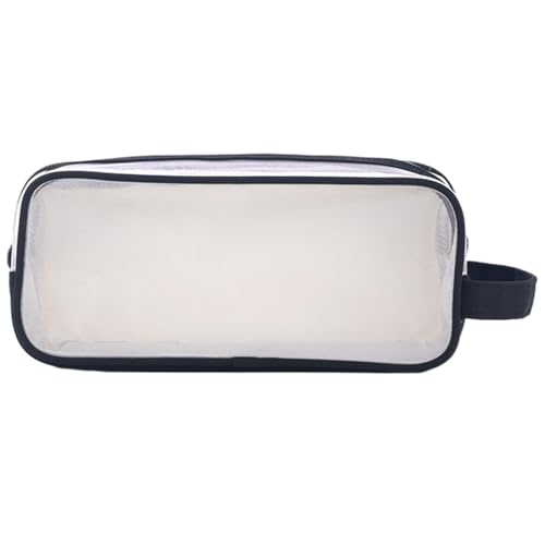 ZHGFXIN Multifunktionales Bleistiftfall Clear Clear Pen Hülle Für Prüfungen Große Kapazität Stiftbeutel Reise Kosmetiktasche Für Studentische Jungen Bürozubehör Occessoires Organisatoren von ZHGFXIN