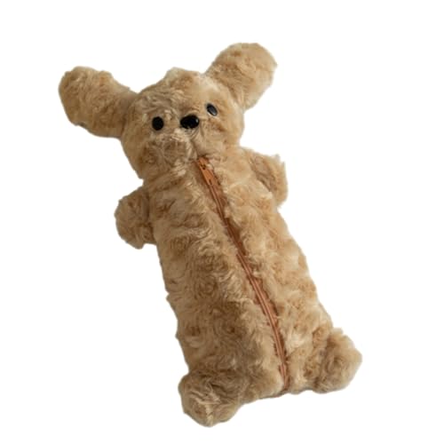 ZHGFXIN Plüschbären Stiftbeutel Große Kapazität Plüsch Bleistiftkoffer Reißverschlussbeutel Make Up Organisatoren Für Mädchen Frauen Reisen Make Up von ZHGFXIN