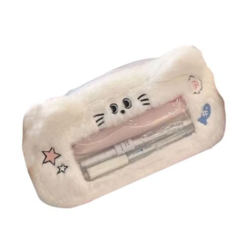 ZHGFXIN Schöne Tierstiftbeutel Plüsch Beutel Cartoon Hunde Hülle Große Kapazität Organisatoren Cartoon Hund Schöne Große Kapazität von ZHGFXIN