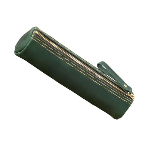 ZHGFXIN Tragbare Lederstiftbeutel Beutel Leichte Brunnen Stiftkoffer Reißverschluss Brunnen Stiftschutz Für Schulbüro Reise Lederstifte Hülle von ZHGFXIN
