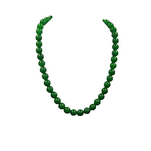 ZHIBO Hetian jade jaspis perlenkette spinat grün weibliche jadekette von ZHIBO