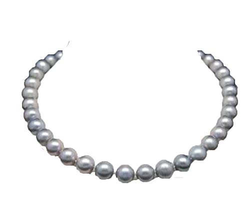 ZHIBO Natürlichen süßwasser-grau perlenkette damen claviclekette modeschmuck geschenk ZHIBO Natürlichen süßwasser-grau perlenkette damen claviclekette modeschmuck geschenk von ZHIBO