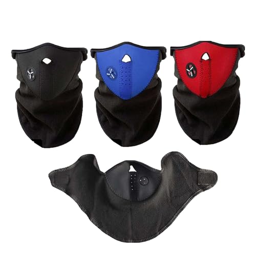3 Stück Multifunktionstuch Schlauchschal Elastisch UV-Schutz Bandana Mundschutz Halswärmer Schal für Radfahren Sportschal Halswärmer für Outdoor Radsport Ski Motorrad Laufen Schwarz,Rot,Blau 3 Stück Multifunktionstuch Schlauchschal Elastisch UV-Schutz Bandana Mundschutz Halswärmer Schal für Radfahren Sportschal Halswärmer für Outdoor Radsport Ski Motorrad Laufen Schwarz,Rot,Blau von ZHICONG