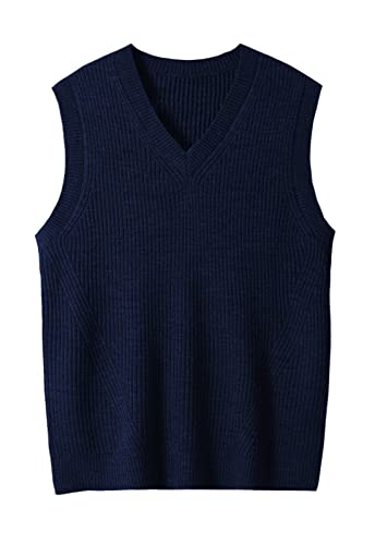 ZHILI Herren Pullunder V-Ausschnitt West Strickweste Pullunder Einfarbig Wollweste ZHILI Herren Pullunder V-Ausschnitt West Strickweste Pullunder Einfarbig Wollweste von ZHILI