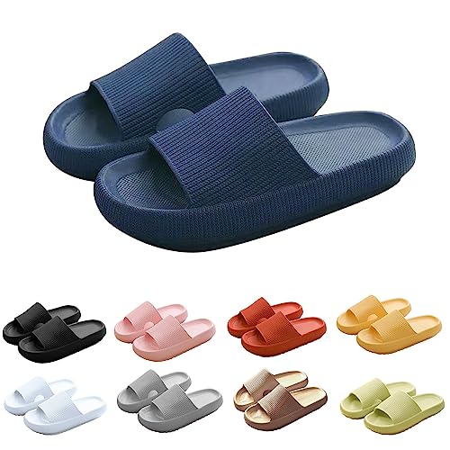 ZHISHIMEIM Badeschuhe Unisex Herren Damen Slippers Badeschlappen Wolke Weicher Boden Rutschfeste Pantoletten Sommer Hausschuhe Badelatschen von ZHISHIMEIM