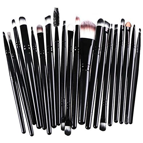 Make-up-Pinsel-Set, 21 Stück, professioneller Eyeliner für Grundierung, Rouge, Concealer, Lidschatten mit Reisen, Schwarz Make-up-Pinsel-Set, 21 Stück, professioneller Eyeliner für Grundierung, Rouge, Concealer, Lidschatten mit Reisen, Schwarz von ZHIYE