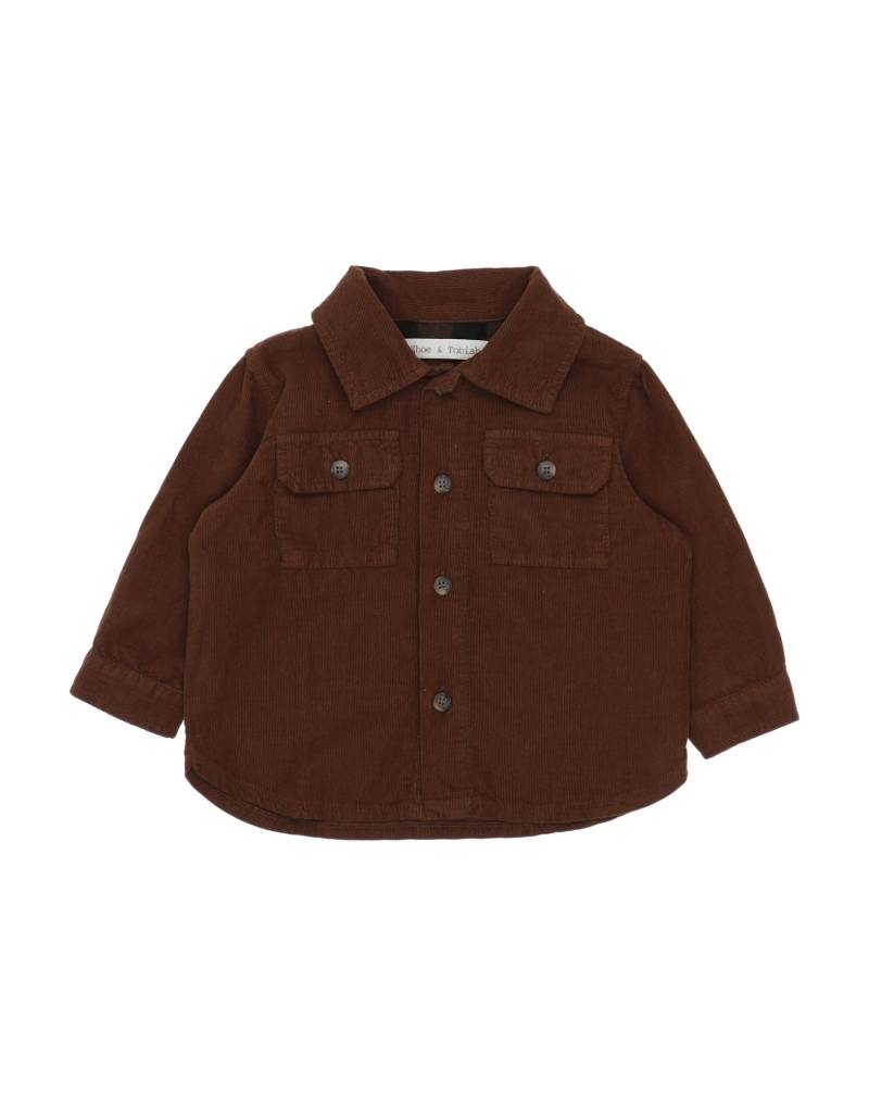 ZHOE & TOBIAH Hemd Kinder Schokobraun von ZHOE & TOBIAH