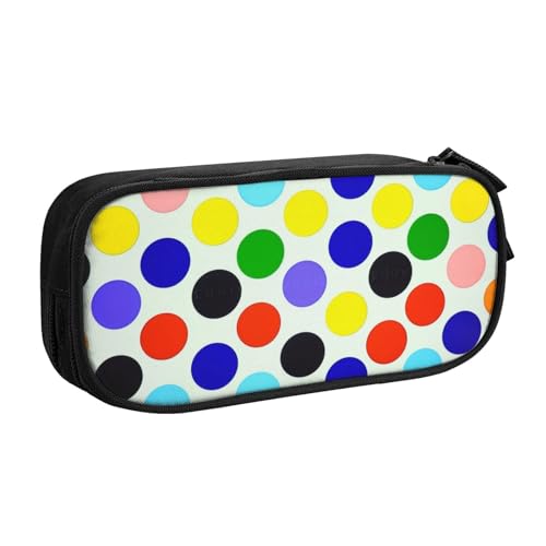 ZHONGSK Große Kapazität Federmäppchen Stifttasche Schreibwaren Tasche Stifteetui mit Fächern Reißverschluss, Niedliche Federtasche | Schöne Polka Dot | Stifteetui Organizer für Jungen Mädchen und ZHONGSK Große Kapazität Federmäppchen Stifttasche Schreibwaren Tasche Stifteetui mit Fächern Reißverschluss, Niedliche Federtasche | Schöne Polka Dot | Stifteetui Organizer für Jungen Mädchen und von ZHONGSK