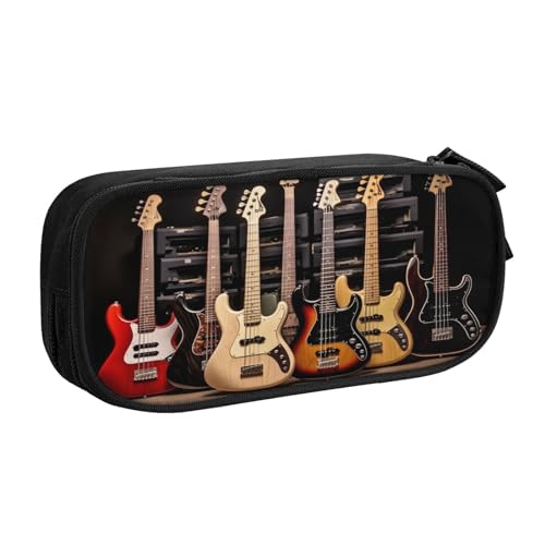 ZHONGSK Große Kapazität Federmäppchen Stifttasche Schreibwaren Tasche Stifteetui mit Fächern Reißverschluss Niedlich Federmäppchen | Gitarre Bass Musik Musikinstrumente | Stifteetui Organizer für ZHONGSK Große Kapazität Federmäppchen Stifttasche Schreibwaren Tasche Stifteetui mit Fächern Reißverschluss Niedlich Federmäppchen | Gitarre Bass Musik Musikinstrumente | Stifteetui Organizer für von ZHONGSK