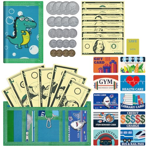 ZHONYEE Kinder-Geldbörsen für Jungen und Mädchen, dreifach gefaltet, RFID-Geldbörsen mit Reißverschluss, Münz- und Hakentasche, großes Speicher, mehrere Kartenfächer, sicheres Haus für Papiergeld und von ZHONYEE