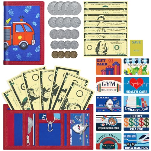 ZHONYEE Kinder-Geldbörsen für Jungen und Mädchen, dreifach gefaltet, RFID-Geldbörsen mit Reißverschluss, Münz- und Hakentasche, großes Speicher, mehrere Kartenfächer, sicheres Haus für Papiergeld und von ZHONYEE