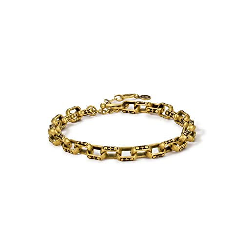 ZHOU LIU FU 24 Karat Gold Armbänder Armband Schmuck Jahrestag Geburtstag für Damen Männer 17+3cm von ZHOU LIU FU