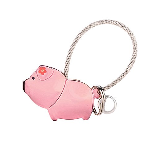ZHOUBA Niedliches süßes Tier-Schwein-Charm, Schlüsselanhänger, Dekoration, Geschenk, rose (Pink) - BHL59Z394716F5YMTH von ZHOUBA