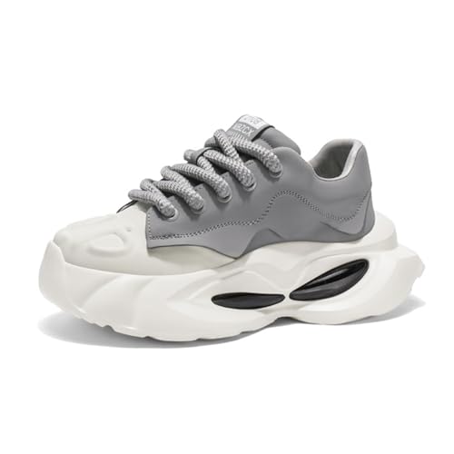 ZHOUPULP Herren Chunky Turnschuhe Mode Farbblock Turnschuhe Leichte Atmungsaktive Retro Freizeitschuhe 005 Grau EU 40 ZHOUPULP Herren Chunky Turnschuhe Mode Farbblock Turnschuhe Leichte Atmungsaktive Retro Freizeitschuhe 005 Grau EU 40 von ZHOUPULP