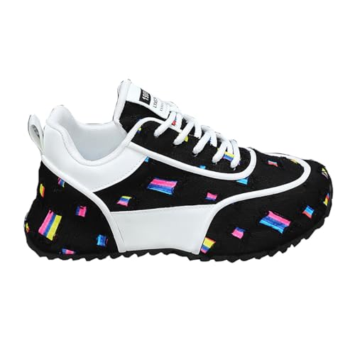 ZHOUPULP Herren Sneaker mit Stickerei Leichte Freizeitschuhe, Atmungsaktiv & rutschfest Alle Jahreszeiten 003 Schwarz EU 45 ZHOUPULP Herren Sneaker mit Stickerei Leichte Freizeitschuhe, Atmungsaktiv & rutschfest Alle Jahreszeiten 003 Schwarz EU 45 von ZHOUPULP
