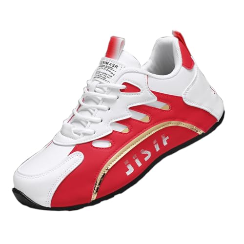 ZHOUPULP Herrn Sneaker PU-Mesh Leichte Gelegenheitsschuhe, Atmungsaktive Trainer für Alltag & Casual Walking 016 Rot EU 40 ZHOUPULP Herrn Sneaker PU-Mesh Leichte Gelegenheitsschuhe, Atmungsaktive Trainer für Alltag & Casual Walking 016 Rot EU 40 von ZHOUPULP