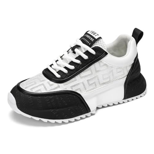 ZHOUPULP Leichte Herren Sneaker Atmungsaktiver & Rutschfester Freizeitschuh für Alle Jahreszeiten, Stadtspaziergang 456 Schwarz EU 47 ZHOUPULP Leichte Herren Sneaker Atmungsaktiver & Rutschfester Freizeitschuh für Alle Jahreszeiten, Stadtspaziergang 456 Schwarz EU 47 von ZHOUPULP