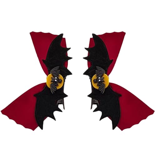 ZHOUSUFEN 2 Stück lustige Fledermausflügel Haarspange Haarschleife Kopfschmuck Halloween Haarspange Kopfbedeckung Haarschmuck ZHOUSUFEN 2 Stück lustige Fledermausflügel Haarspange Haarschleife Kopfschmuck Halloween Haarspange Kopfbedeckung Haarschmuck von ZHOUSUFEN