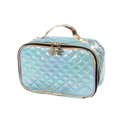 ZHOUSUFEN Elegante Make-up-Box aus Kunstleder mit einzigartigem Gittermuster, modischer Wickel-Organizer für Damen ZHOUSUFEN Elegante Make-up-Box aus Kunstleder mit einzigartigem Gittermuster, modischer Wickel-Organizer für Damen von ZHOUSUFEN