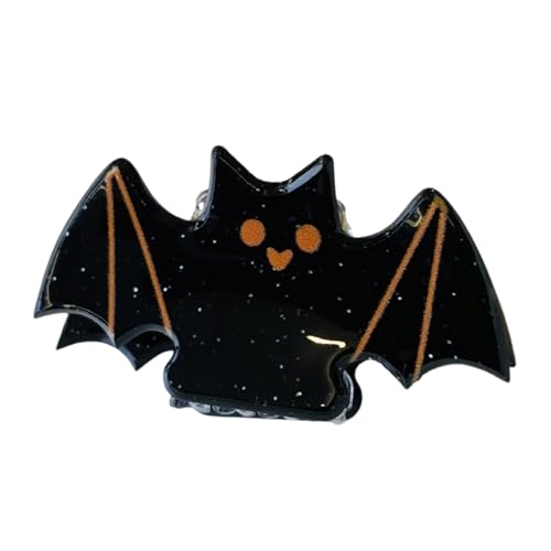 ZHOUSUFEN Haarklammer für Halloween, Festivals, für Frauen und Mädchen, Bromkatze/Fledermaus, rutschfeste Haarklammer für Party-Haardekorationen von ZHOUSUFEN